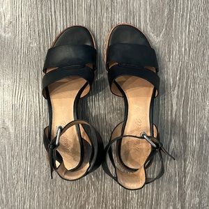 Madewell - Heeled Leather Sandals Sz 6.5